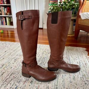G.H. Bass & Co. ‘Vanya’ Chestnut Knee High Boots